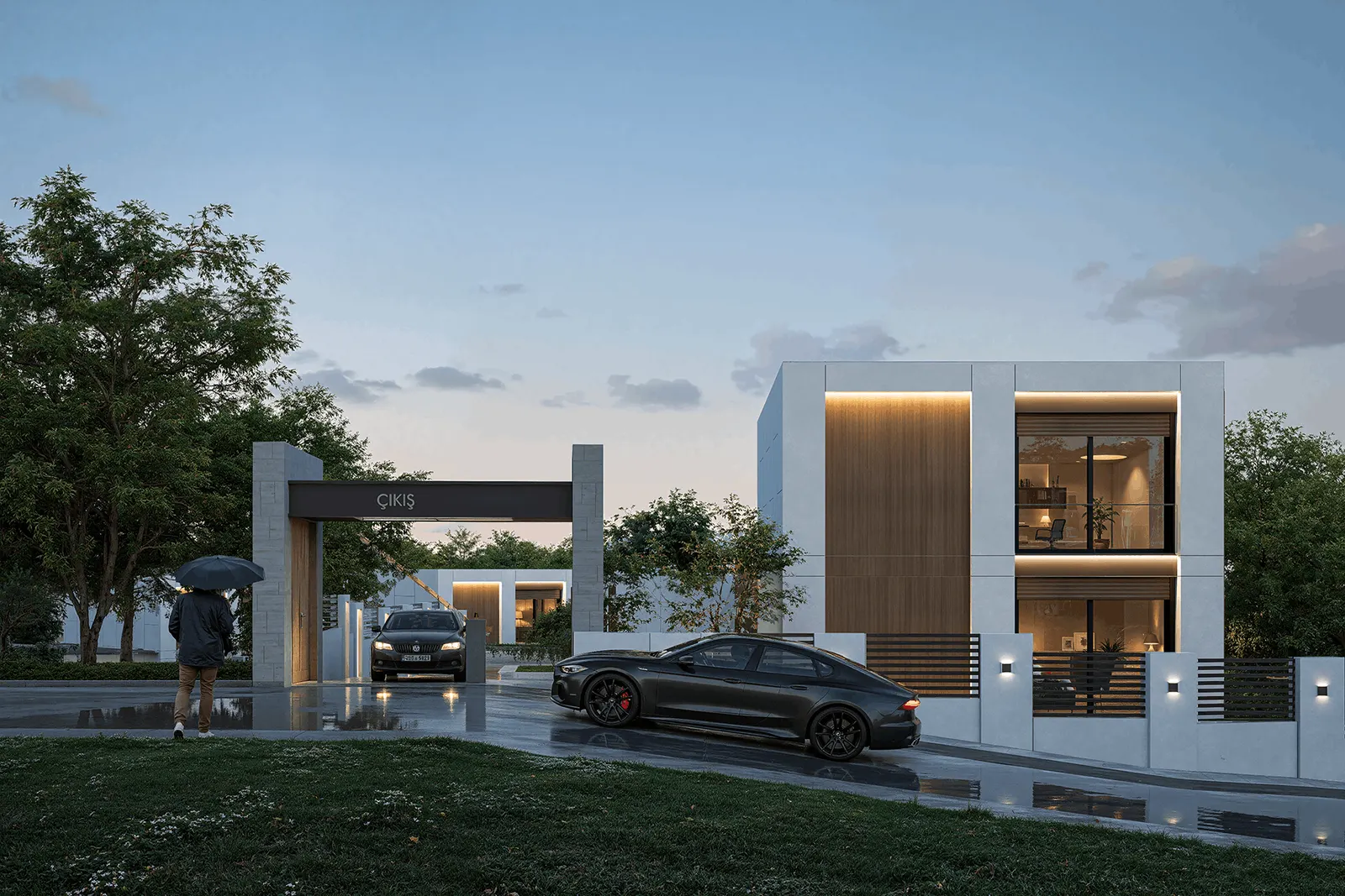 Silva Beykoz — villa yerleşkesi render görseli 2