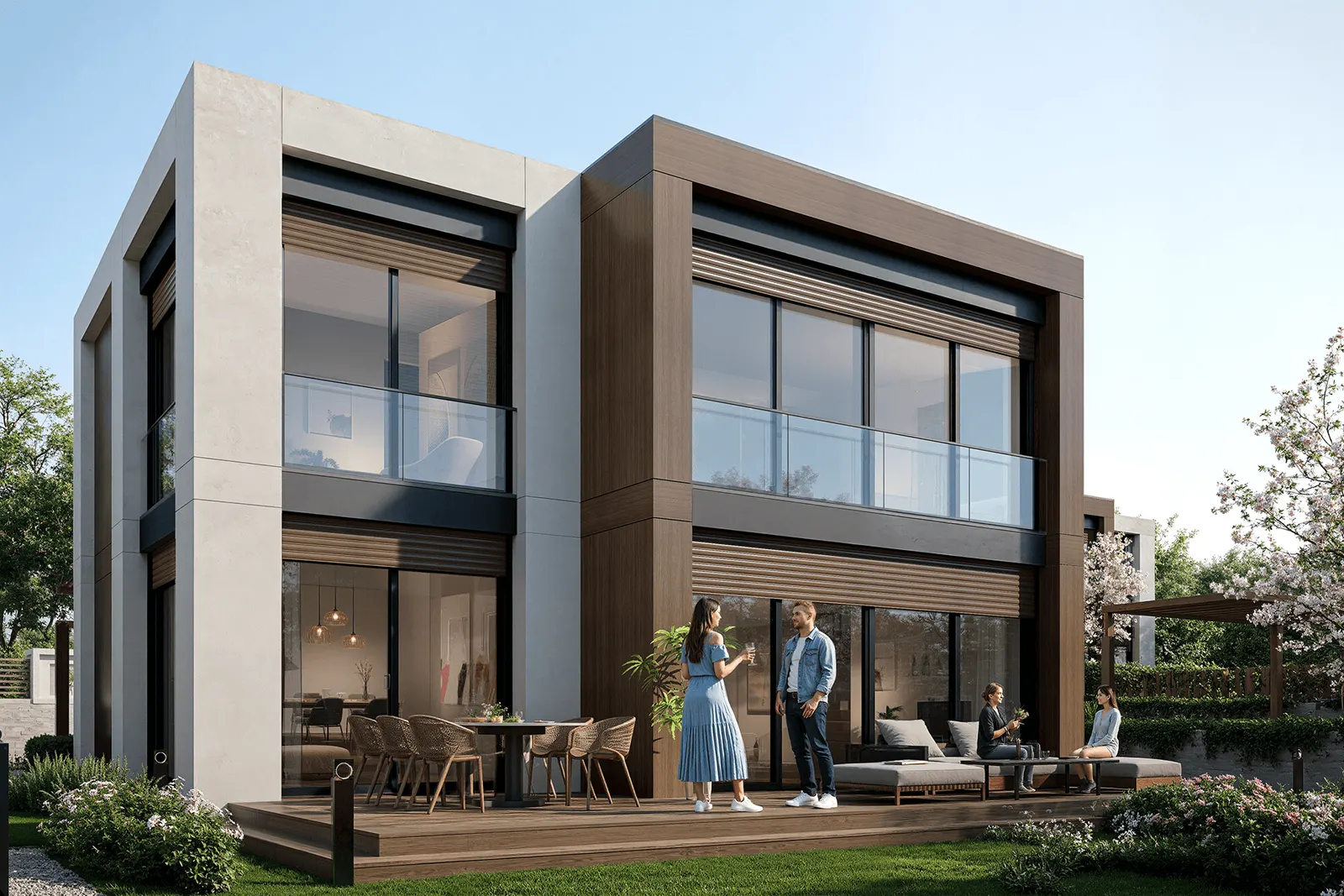 Silva Beykoz — villa yerleşkesi render görseli 3