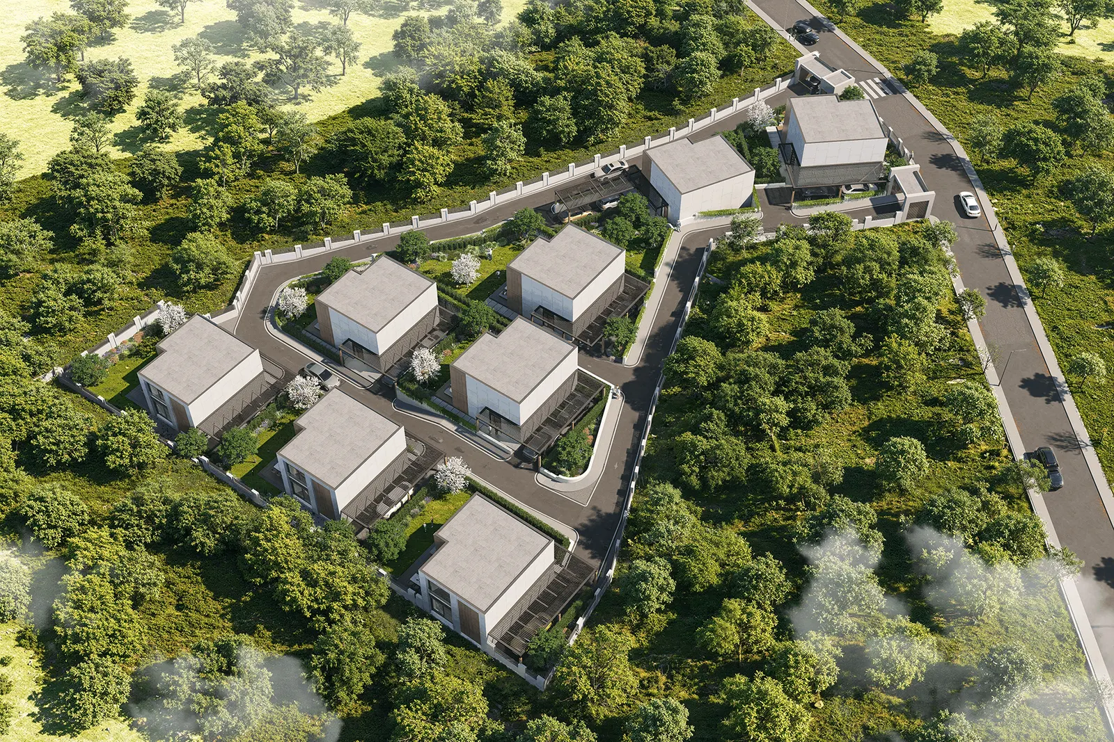 Silva Beykoz — villa yerleşkesi render görseli 9