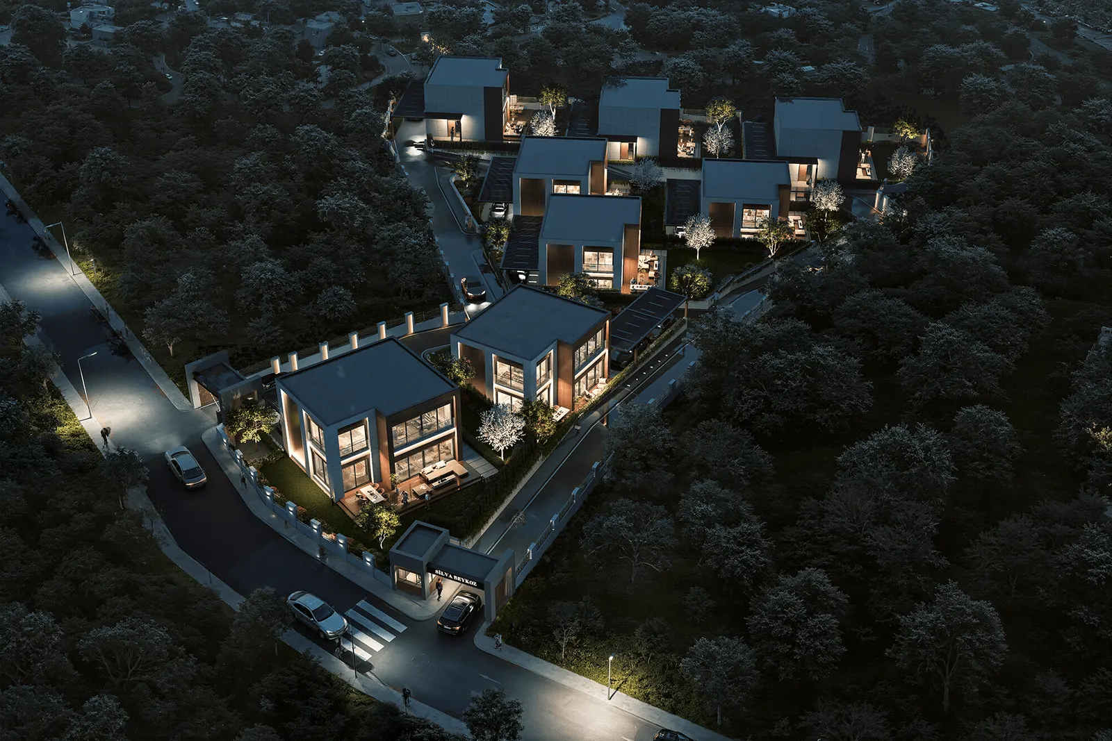 Silva Beykoz — villa yerleşkesi render görseli 10